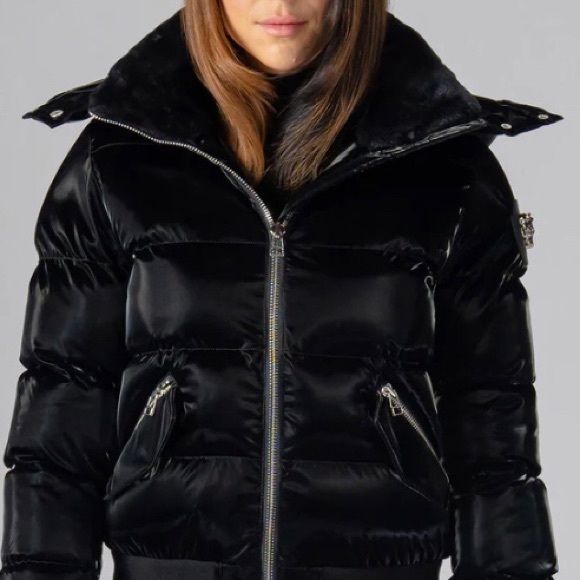 WOODPECKER WOODY BOMBER JACKET - ALL WET BLACK New - Picture 2 of 16